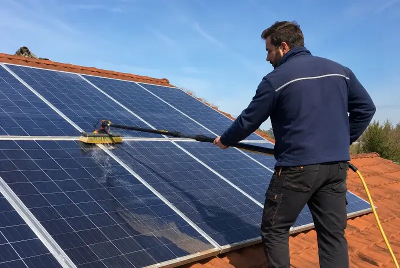 Nettoyage et entretien de panneaux solaires à Saint-Étienne-sur-Chalaronne